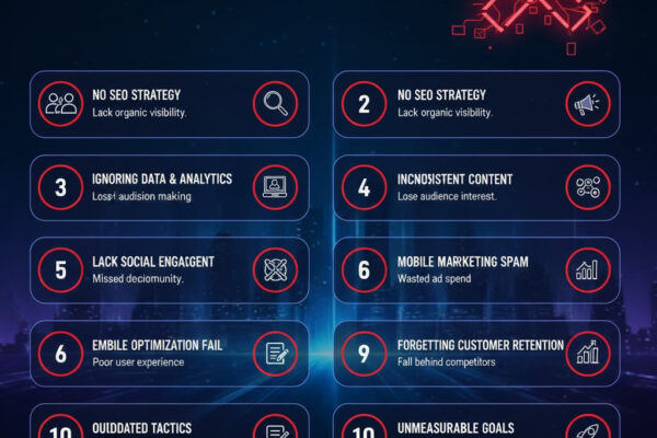 Top 10 Digital Marketing Mistakes Killing Your Growth